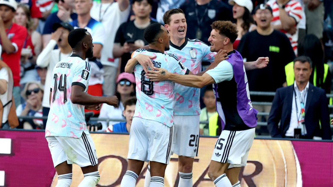 Bélgica goleó con autoridad a Estados Unidos y timbró su paso a cuartos de final en el Mundial