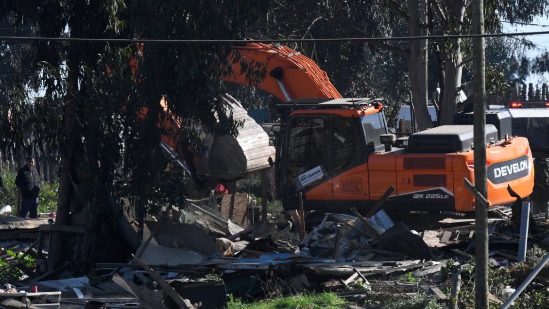 Demolida casi la totalidad de las viviendas en la megatoma de San Antonio