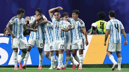   Lionel Messi logró el empate de Argentina ante Egipto en el Mundial 