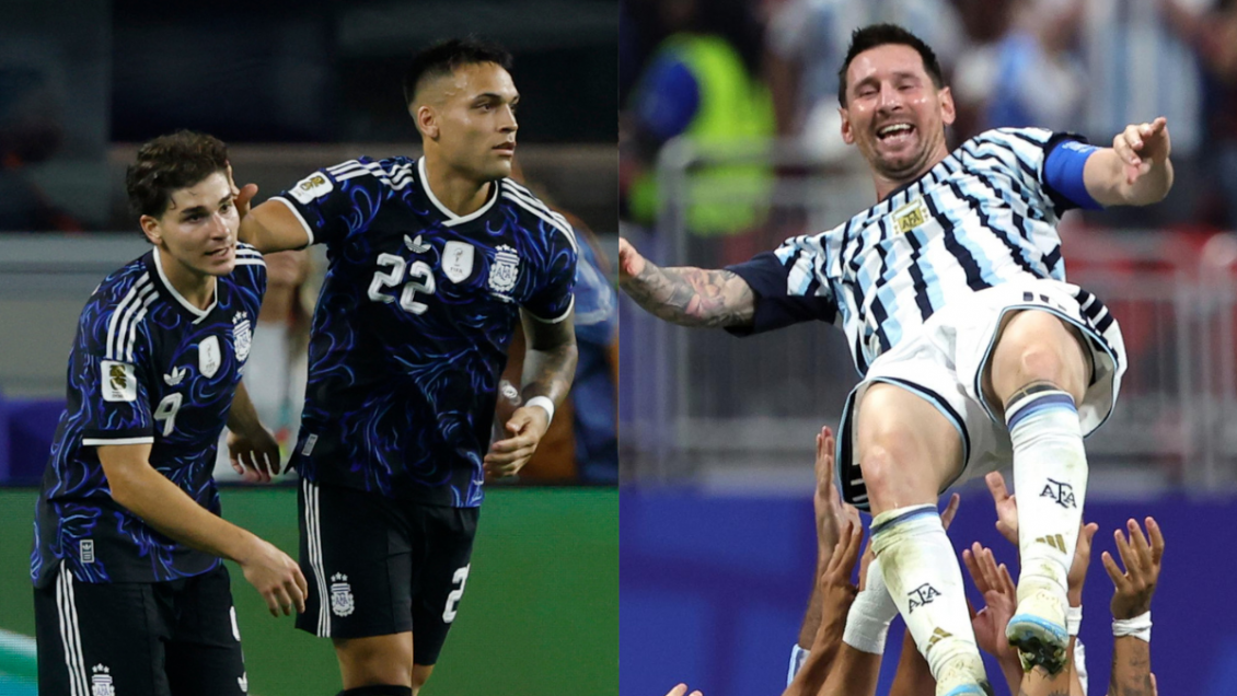 Julián Alvarez y Lautaro Martínez llenaron de elogios a Messi: 
