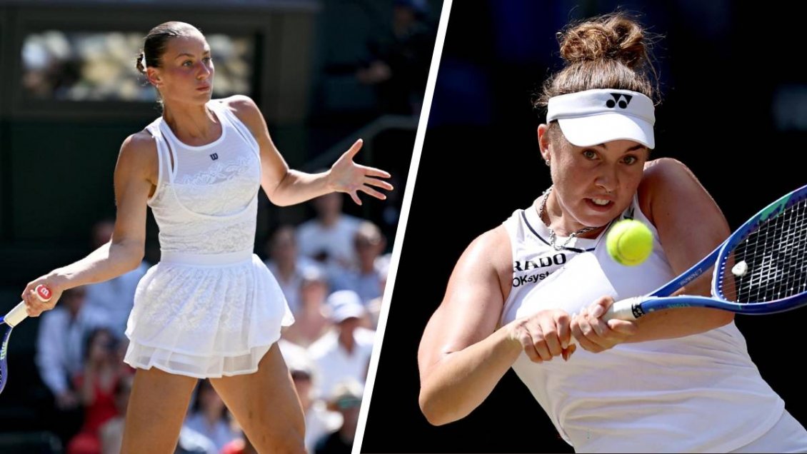 Marta Kostyuk y Linda Noskova se citaron en las semifinales de Wimbledon
