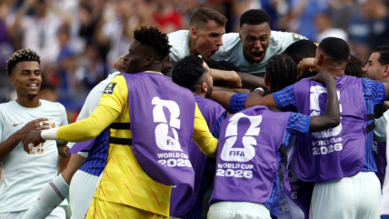   Francia celebró con todo su triunfo ante Marruecos y el paso a semifinales del Mundial 