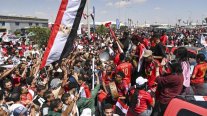 Hinchas recibieron como héroes a los seleccionados de Egipto tras el Mundial