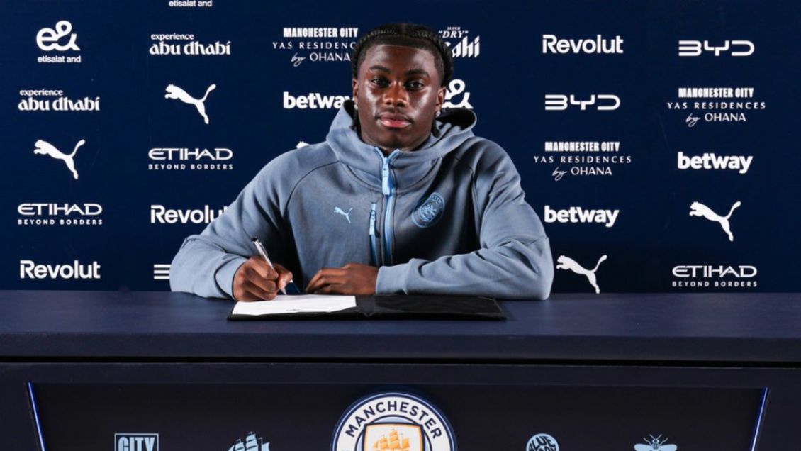 Manchester City anunció al joven Jeremy Monga como refuerzo