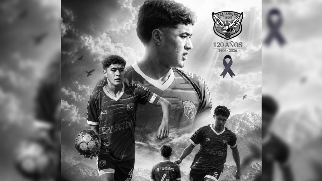 Trasandino lamentó la muerte de su capitán sub 16 en un accidente de tránsito