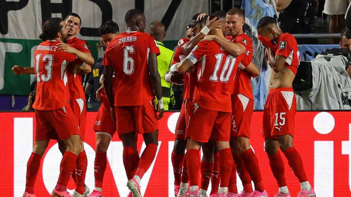 Dan Ndoye definió con clase para darle el empate a Suiza ante Argentina