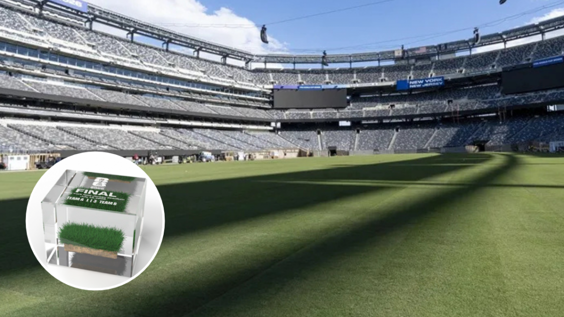 FIFA puso a la venta el césped de la final del Mundial 2026 como piezas de colección