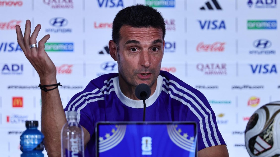 Scaloni desmarcó el tema Malvinas de la semifinal con Inglaterra: 