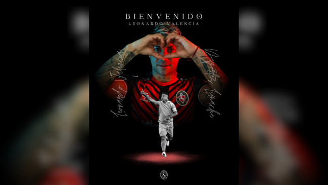 Leonardo Valencia fue oficializado como nuevo refuerzo de Deportes Limache