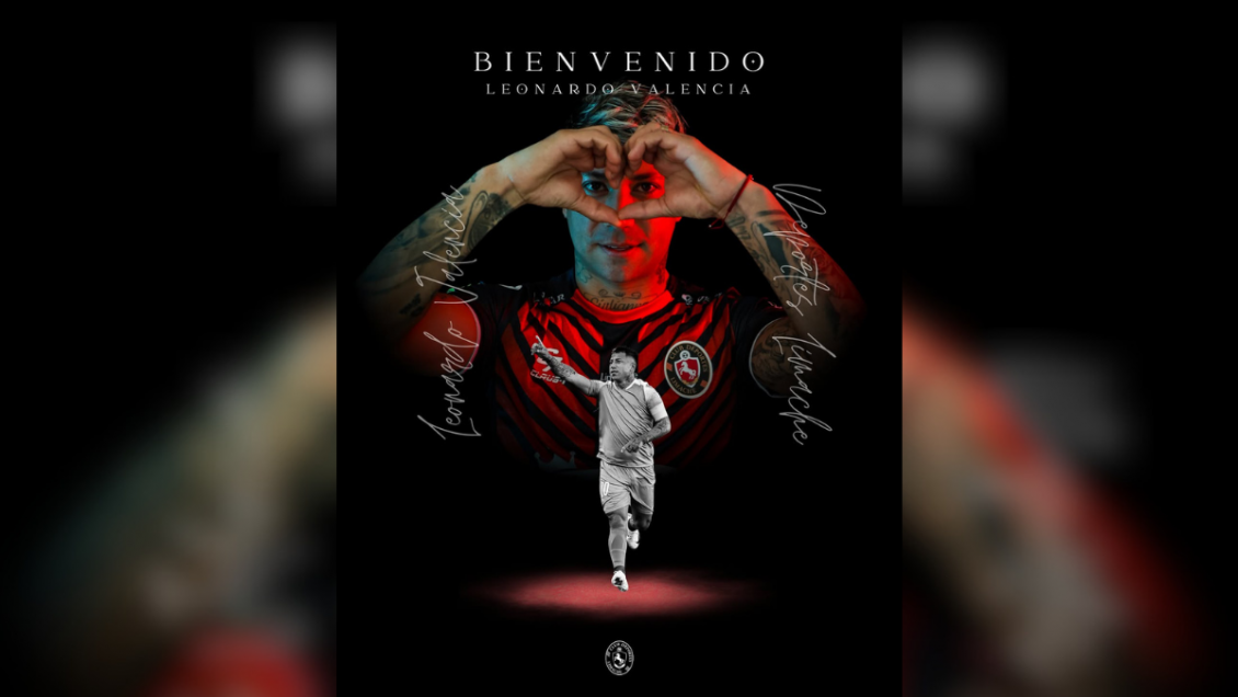 Leonardo Valencia fue oficializado como nuevo refuerzo de Deportes Limache