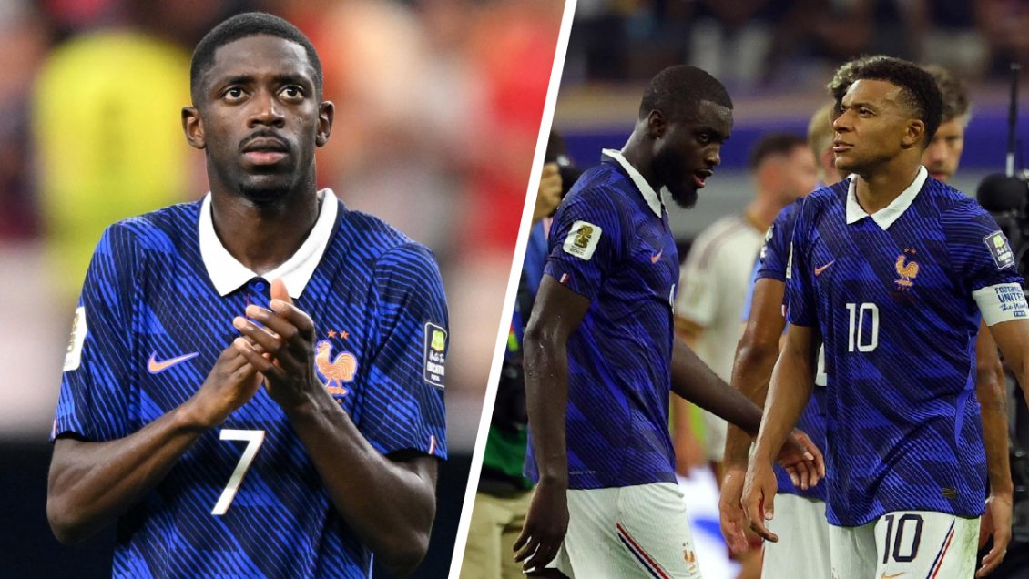 Medio francés reveló fuerte discusión de Dembelé con el plantel en el descanso del duelo con España
