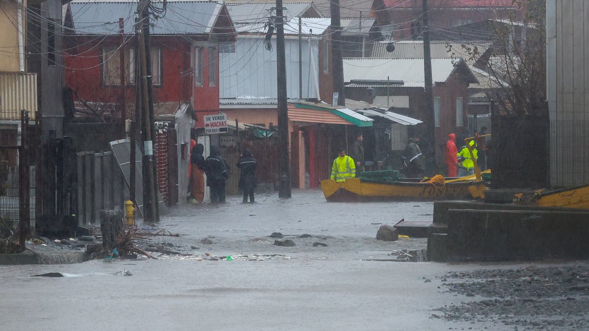 Sistema frontal provoca destrucción de viviendas y marejadas extremas en la Región del Biobío