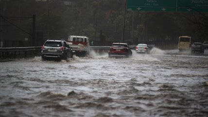 Alerta roja para Región de Valparaíso debido al sistema frontal