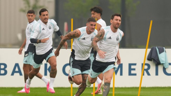 Argentina Completes World Cup Final Training Despite Storm