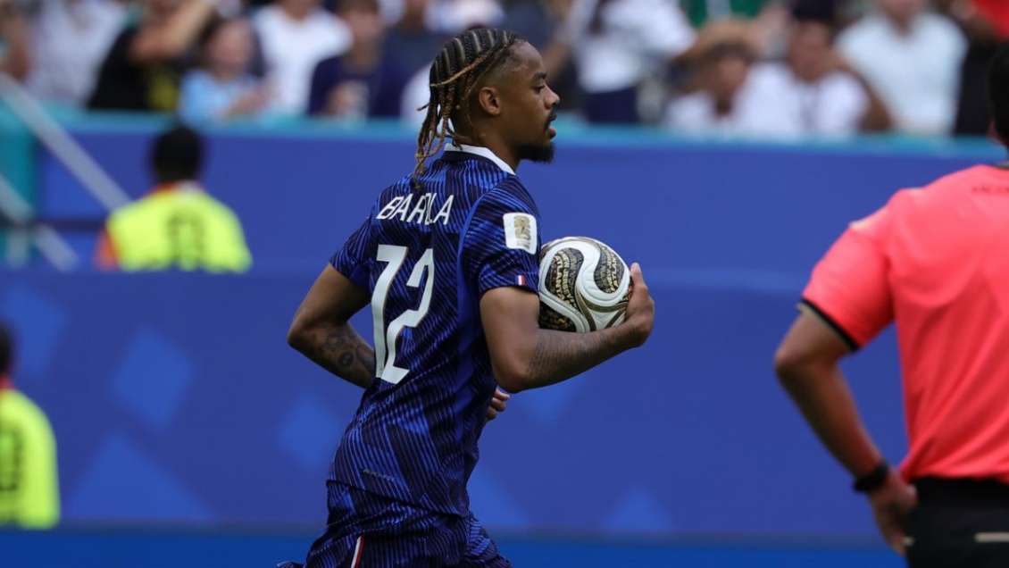 Barcola encendió el partido con el segundo descuento francés ante Inglaterra
