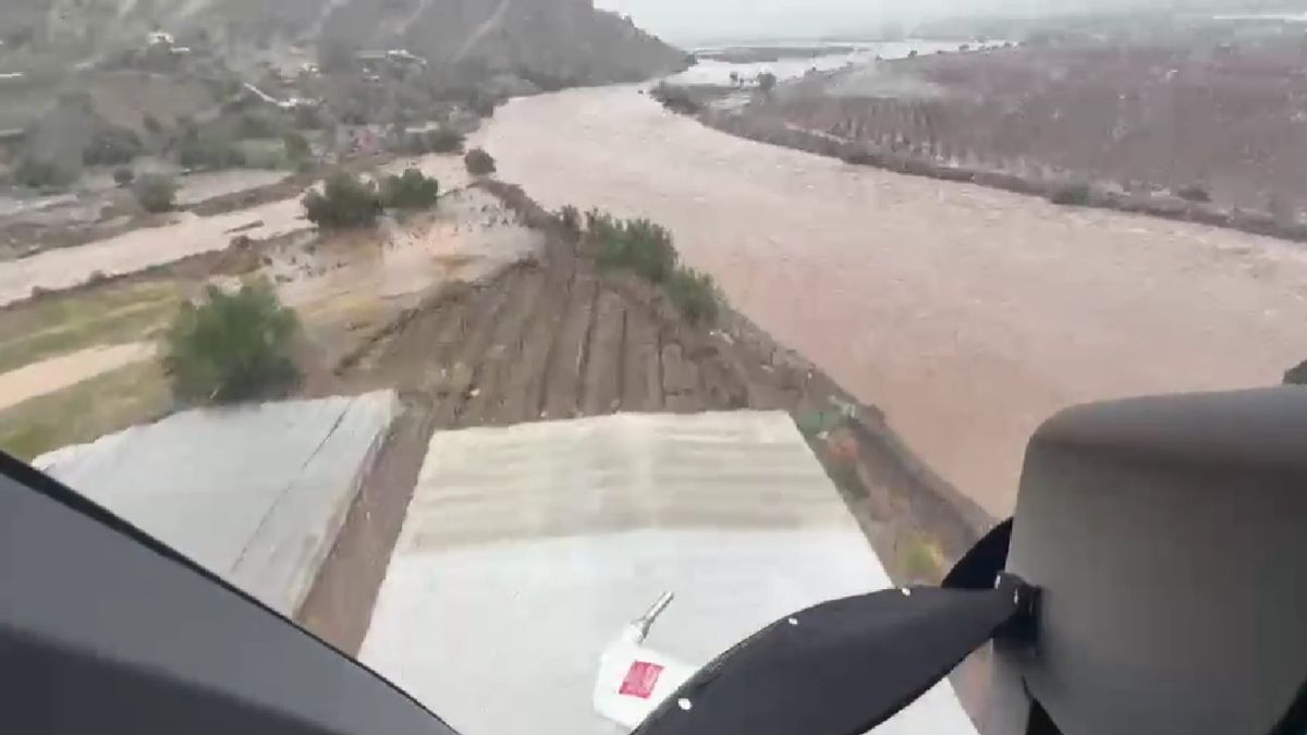 Rescatan a familia aislada en Monte Patria tras crecida del río Huatulame