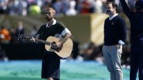 Con instrucciones de Ted Lasso, Justin Bieber también fue protagonista en el entretiempo de la final