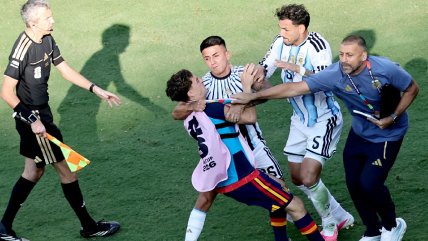 La agresión de Leandro Paredes a Gavi tras perder la final del Mundial