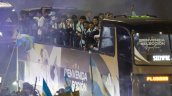 Argentina recibió a su selección con orquesta militar y una multitud tras el Mundial