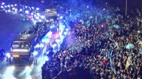 La calurosa bienvenida al equipo argentino pese a la derrota en la final del Mundial