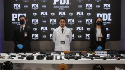 PDI detuvo a 58 personas por red que fabricaba y vendía armas mediante plataformas encriptadas