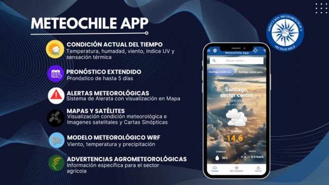 Chile launches new mobile app for weather forecasts and alerts