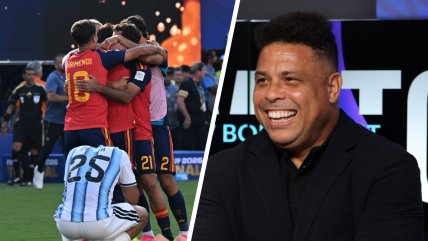   Ronaldo Nazario destacó el dominio de España sobre Argentina en la final: 