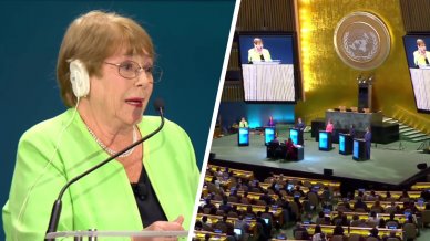 Debate ante la Asamblea General: Bachelet propuso una ONU "más magra, pero musculosa"
