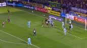 [VIDEO] O'Higgins avisó a Boca con dos peligrosas llegadas en La Bombonera