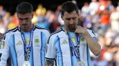 Messi reapareció en Argentina para apoyar al club presidido por su hermano