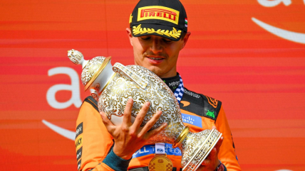 Norris ganó en Hungría y finalmente pudo celebrar una carrera como campeón