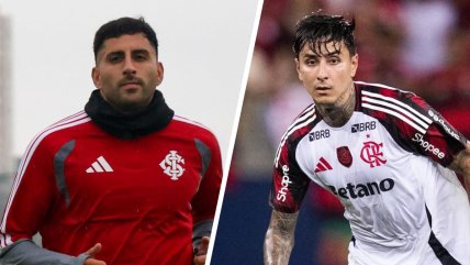   Maripán y Pulgar tuvieron un duelo de chilenos en el empate de Inter de Porto Alegre y Flamengo 