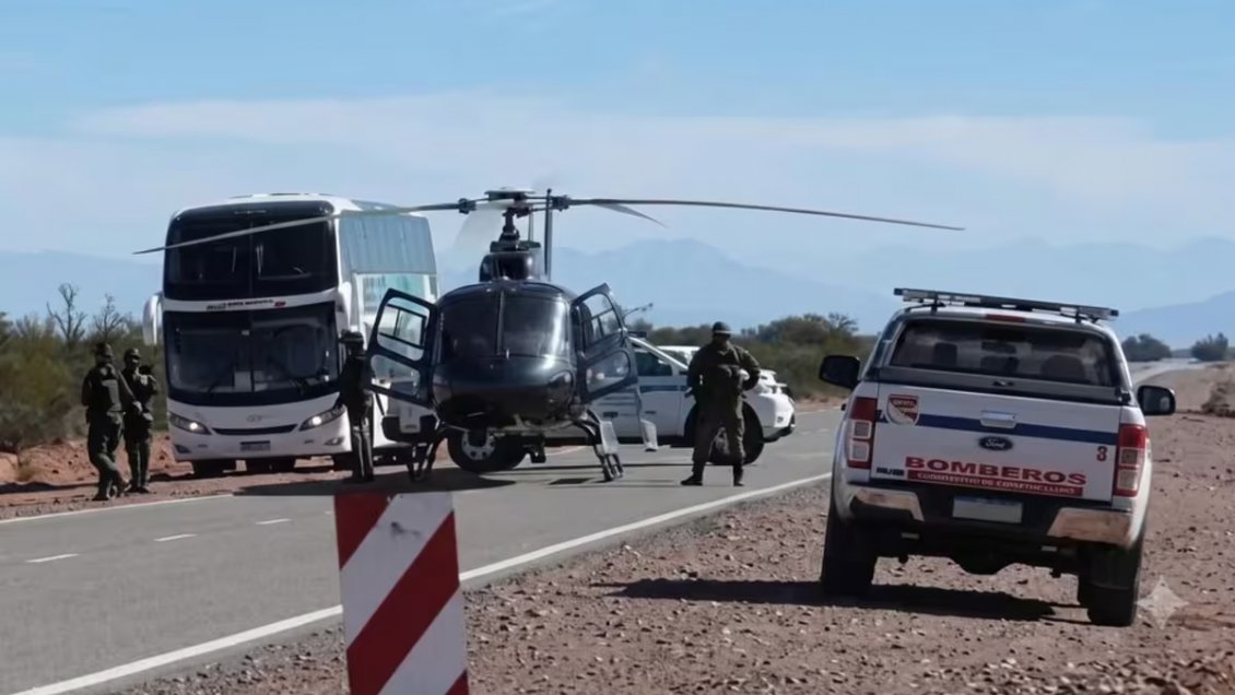 Siete personas murieron al estrellarse un helicóptero en Argentina