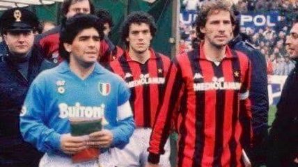   [VIDEO] El día que Maradona le pidió la camiseta a Baresi: Es un recuerdo para toda la vida 