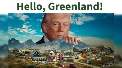 "Hello, Greenland": Trump reavivó su interés por la isla ártica con enigmático posteo