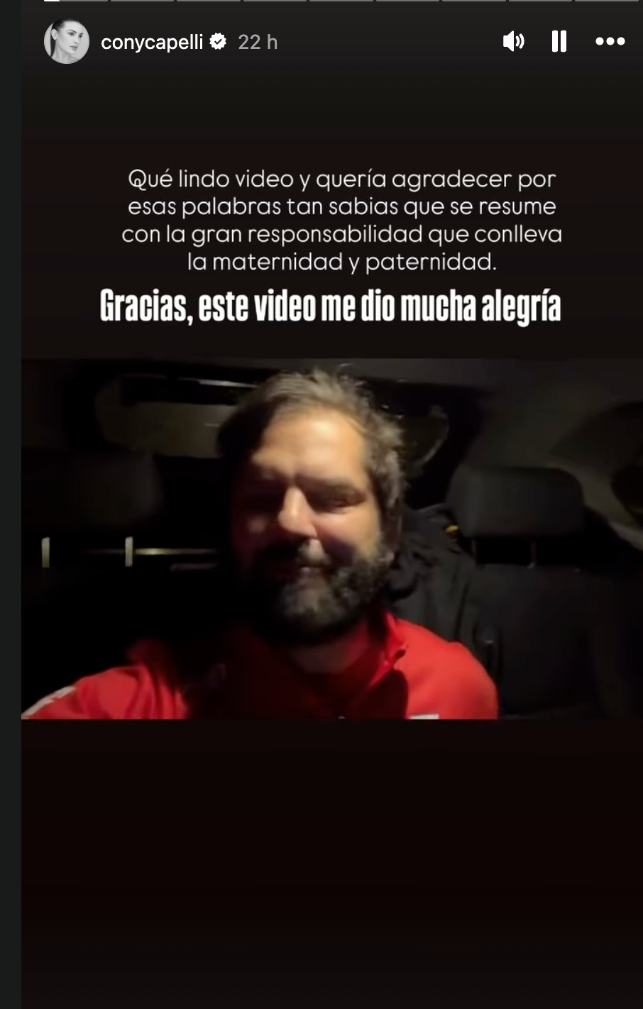 Expresidente Boric envió emotivo mensaje a Cony Capelli por su embarazo