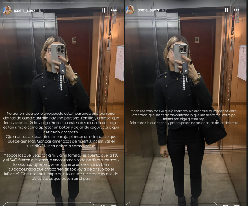 Josefa Sáez expuso mensajes de odio y amenazas Josefa Sáez expuso mensajes de odio y amenazas