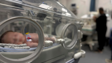 Hospital pediátrico de Gaza podría cerrar en horas por falta de electricidad