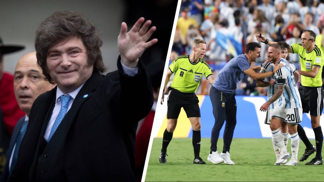 Javier Milei y la selección argentina: Se merecían un festejo, pero entiendo su dolor