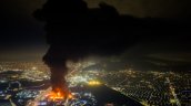 Decretan suspensión de clases en Quilicura por megaincendio en zona industrial
