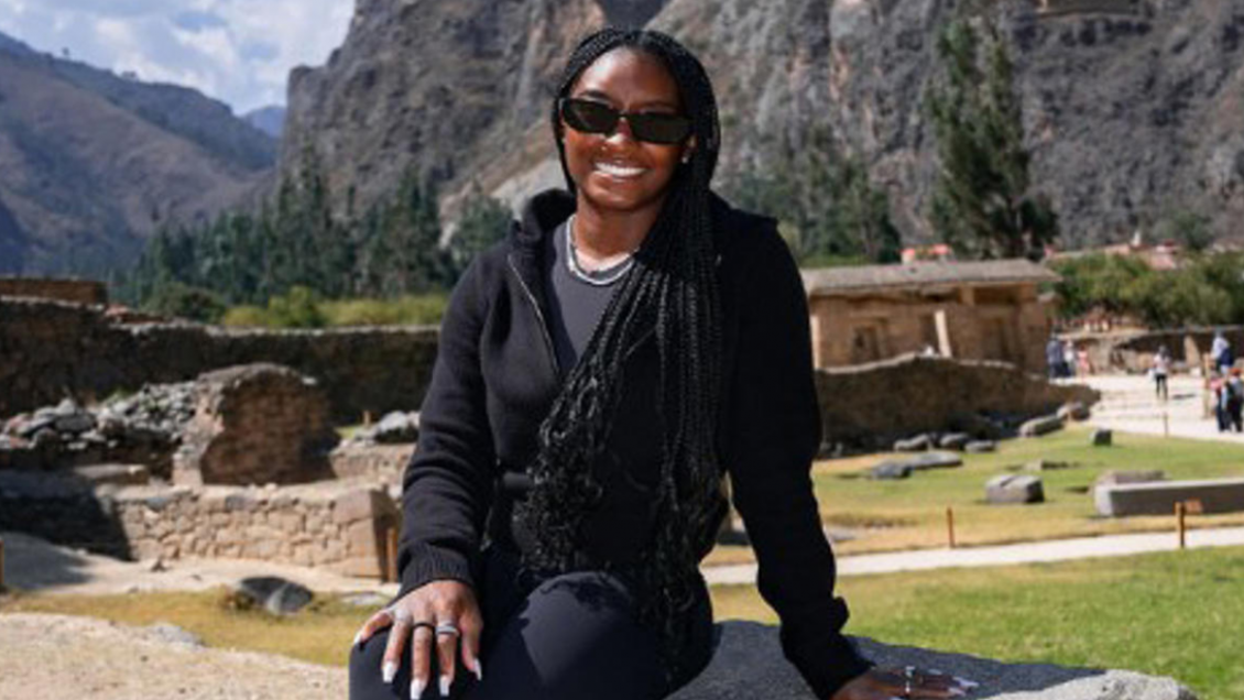 La gimnasta Simone Biles vio afectada su visita a Machu Picchu por incendios forestales