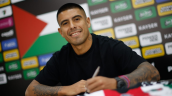 Dylan Glaby fue presentado como nuevo refuerzo de Palestino