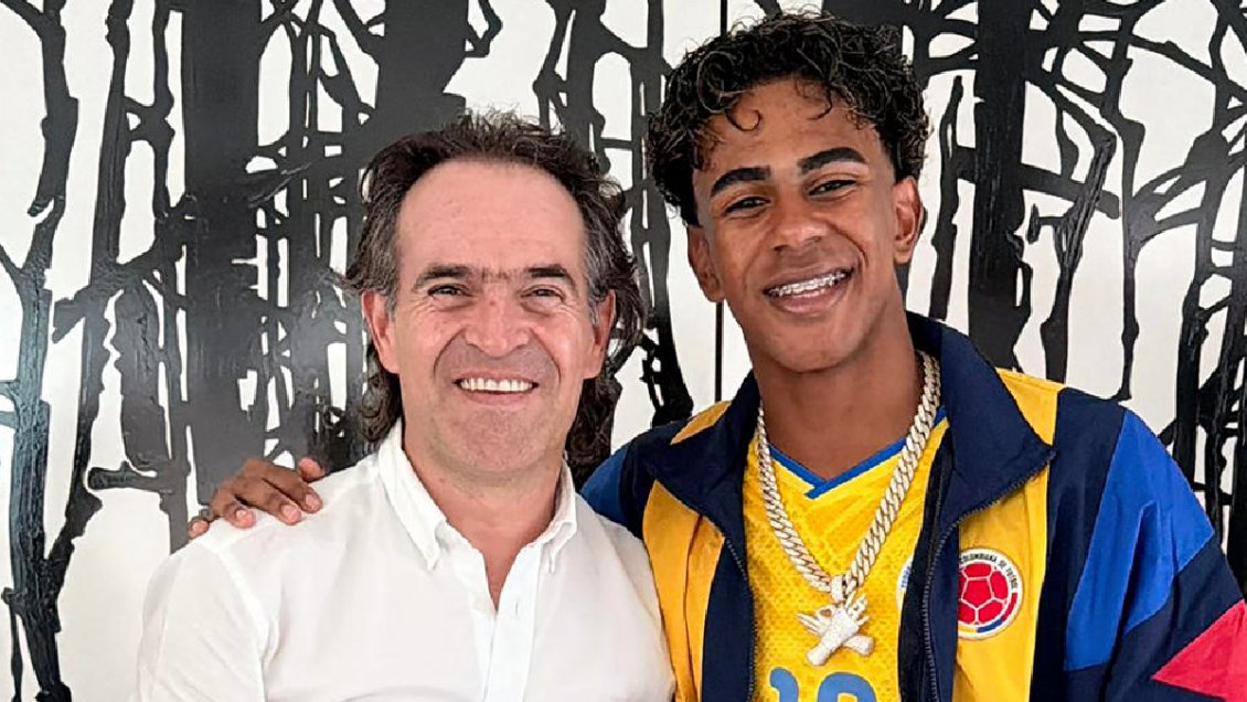 Lamine Yamal sorprendió con camiseta de Colombia durante sus vacaciones en Medellín