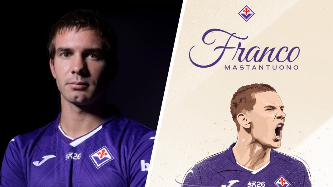 Fiorentina oficializó el préstamo de Franco Mastantuono