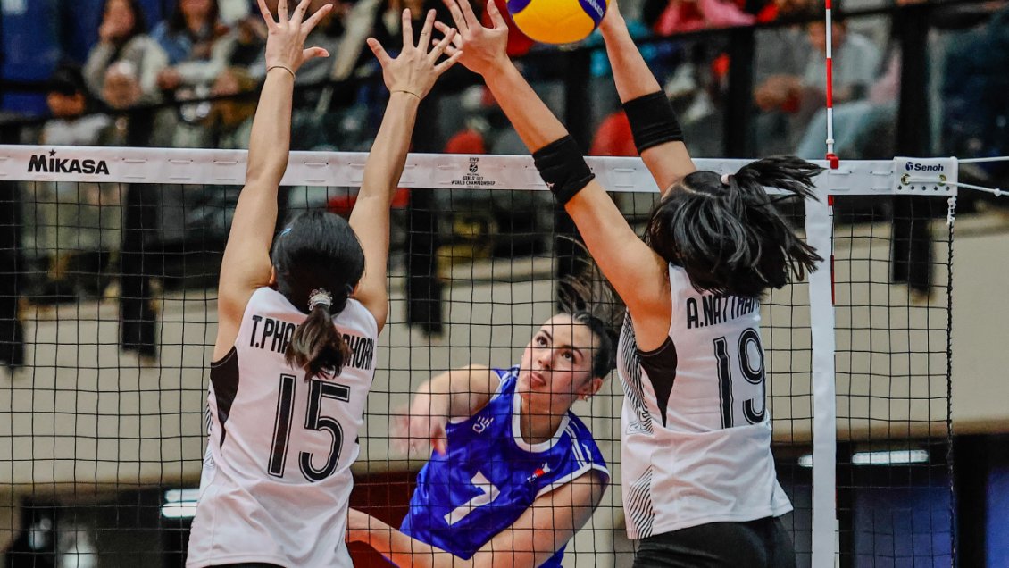 Chile sufrió amarga caída ante Tailandia en el Mundial de Vóleibol Femenino sub 17