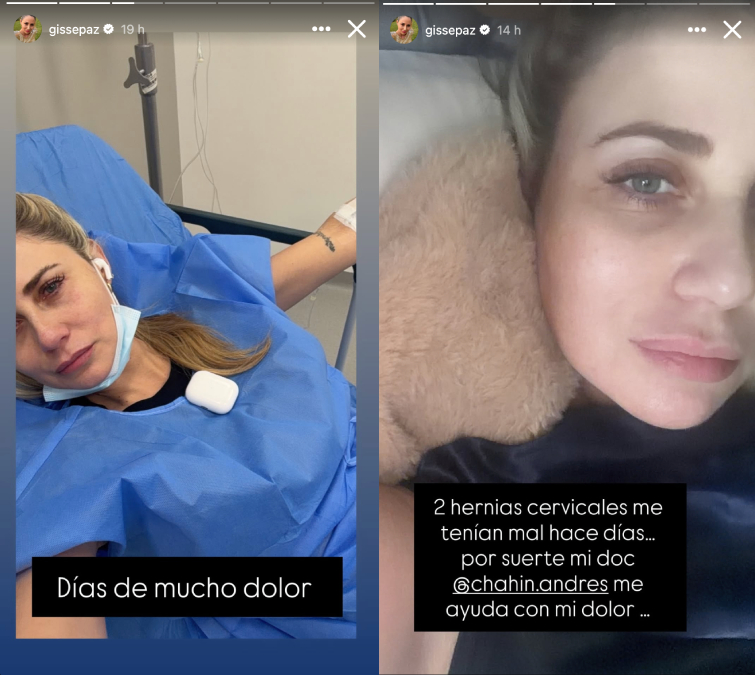 Gissella Gallardo reveló complejo momento de salud Gissella Gallardo reveló complejo momento de salud