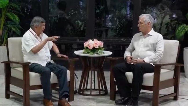 Chilean Communist Leader Carmona Meets Cuban President Díaz-Canel