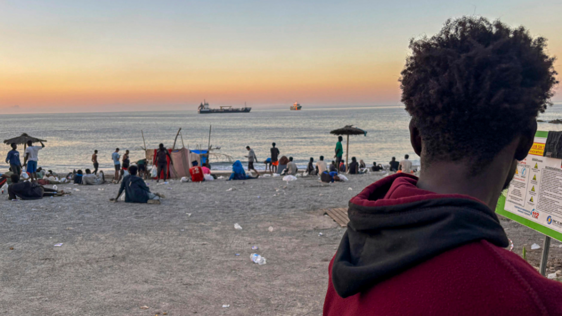 Heridos y durmiendo entre los árboles: La cotidiana incertidumbre de los migrantes llegados a Ceuta