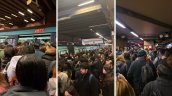 Pasajeros acusan larga espera y atochamientos en L1 del Metro