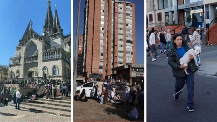 Imágenes del terremoto en Colombia: derrumbe de edificios y evacuaciones